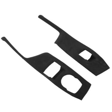 Imagem de Guarnição do Interruptor de Elevação da Janela, Capa do Painel de Elevação da Janela Resistente Ao Desgaste para Substituição de Carro para Chevrolet Camaro 2016-2021 (Preto)
