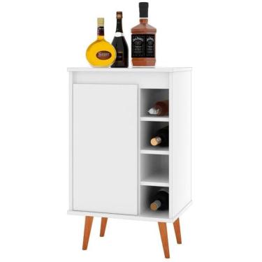 Imagem de Buffet Aparador Barzinho Retrô Com Adega E Porta Madri