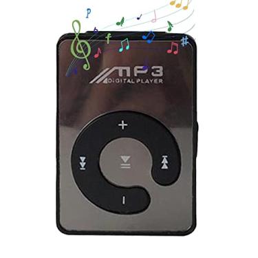 Imagem de MP3 PLAYER PORTÁTIL ACADEMIA PRENDE NA ROUPA ENTRADA CARTÃO FONE DE OUVIDO BATERIA