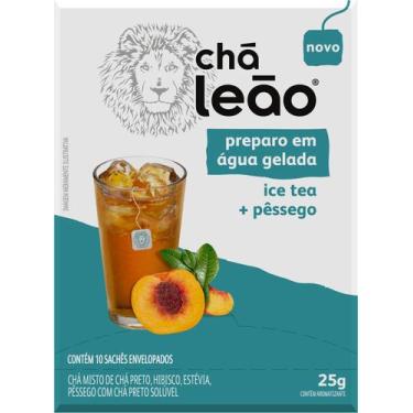 Imagem de Chá Leão Água Gelada - Ice Tea E Pêssego 10 Sachês