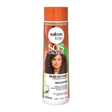 Imagem de Shampoo Sos.Cachos Coco Tratamento Profundo Salon Line 300ml - S.O.S C