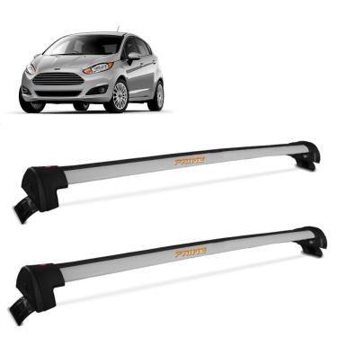 Imagem de Rack De Teto Travessa New Fiesta 2014 a 2019 Alumínio Prata