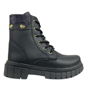 Imagem de Bota Coturno Infantil Feminina Cano Curto Guids 9608-Feminino
