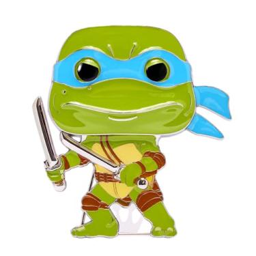 Imagem de Funko Pop Enamel Pin: Teenage Mutant Ninja Turtles - Leonardo, Glow in The Dark Enamel Pins - Cute Collectable Novelty Brooch - for Backpacks & Bags - Gift Idea - Official Merchandise