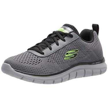 Imagem de Skechers Tênis masculino Track MoultonOxford, Carvão/Preto, 12 Wide