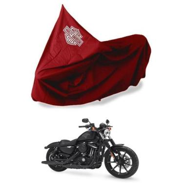 Imagem de Capa Protetora Impermeável Para Moto Harley Davidson - SPTS, Vermelho,
