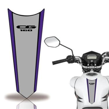 Imagem de Adesivo Faixa Gravata Tanque Moto Cg 160 150 Titan Fan - Cobra Motopar