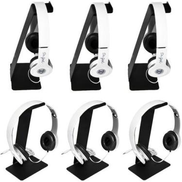 Imagem de 06 Suportes Expositor Para Fones Headset Headphone De Mesa Top - Sterk