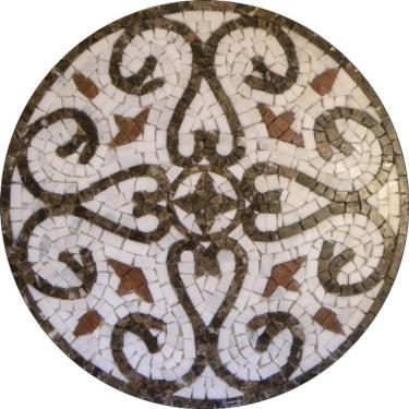 Imagem de Piso Em Mosaico Romano Volute