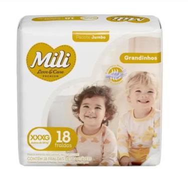 Imagem de Fralda Jumbo Grandinhos Love & Care XXXG C/18 - Mili - Mili Sa