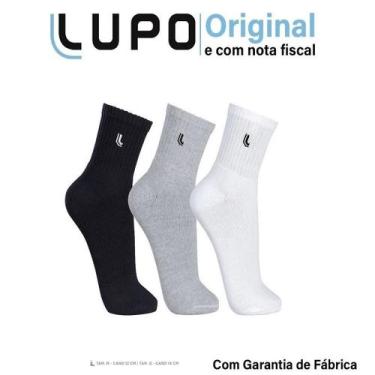 Imagem de Kit meia esporte lupo masculina lupo walk kit 10 unidades ref 03245-91