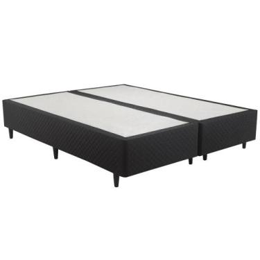Imagem de Base Cama Box Herval Queen Idea, 39x158x198 cm, cor Preto