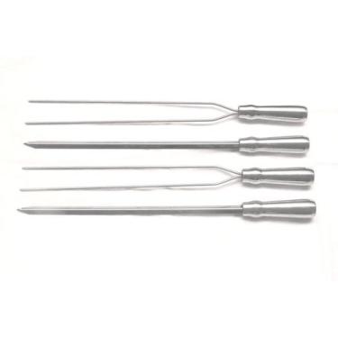 Imagem de Conjunto de 4 espetos para churrascos simples e duplo - Plenitude, 67 