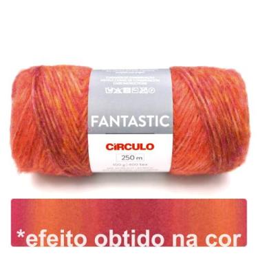 Imagem de Lã Fantastic Círculo 100g 250 metros - Circulo, 9833 Explosão Solar