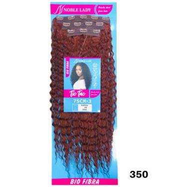 Imagem de Aplique Bio Fibra Tic Tac Cacheado Longo 3 Peças 75cm Sophia - bbless,