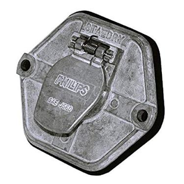 Imagem de Phillips Ind. Disjuntor de tomada de 7 pinos 15-762 com molde de zinco (disjuntor de 20 amperes)