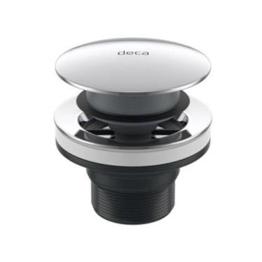 Imagem de Válvula Escoamento Click Lavatório/Cuba/Bidê Cromado Deca - Deca Metai