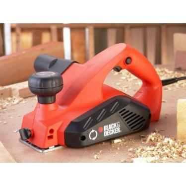 Imagem de Plaina Elétrica Black&Decker 650W - 7698 10 Posições Trava e Chanfro D