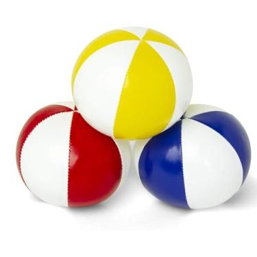 Imagem de GloFX Bolas de malabarismo [Pacote com 3] para malabaristas iniciantes a avançados – Design sem saltar – Kit de bola de malabarismo durável – Estrutura de 2 camadas – Kit de malabarismo macio e fácil para crianças e adultos