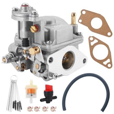 Imagem de Kipa Kit de montagem de carburador para Yamaha 4 tempos 15hp F15 partida elétrica motor de popa barco motor 2004-2006 66M-14301-12-00 66M-14301-12