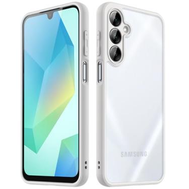 Imagem de JETech Capa Fosca para Samsung Galaxy A16 5G / 4G 6,7 Polegadas, Case Protetora Fina Fosca Translúcida para Celular, Capinha Anti-Impressão Digital (Cinza Claro)