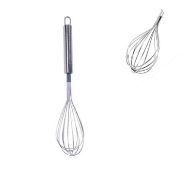 Imagem de Batedor De Ovos Fouet Profissional Aço Inox Stainless  27cm - Abelhuda