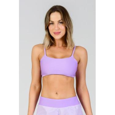 Imagem de Top Feminino Fino Fitae, Lilás, M