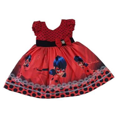 Imagem de Vestido Lady Bug Luxo Festa Infantil Tematica - Ateliê Iza Rocha, 01