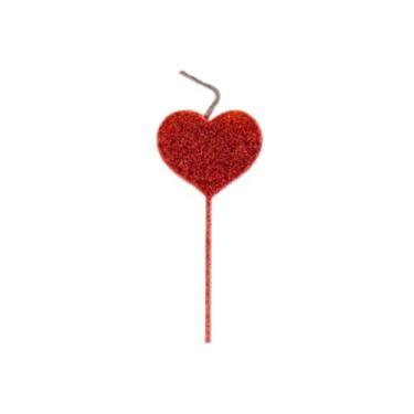 Imagem de Vela Para Aniversário Romana Decorativa Coração