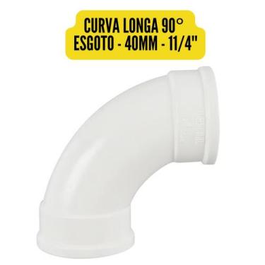 Imagem de Conexões de Esgoto 40mm 1 1/4 Branco/Cotovelo/Luva/Tee/Caps/Junção/Cot