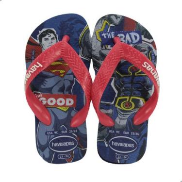 Imagem de Chinelo Infantil Havaianas Kids Top Herois Dc Marinho, Ve, 0555 marinh