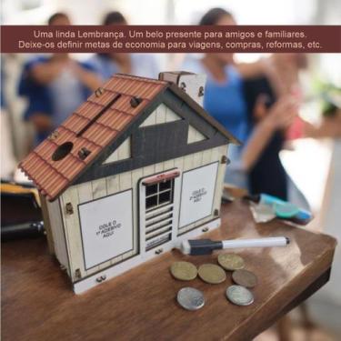 Imagem de Cofre Dinheiro Wood box Japones KAKEBO DESAFIO BANCO CASA R - INDÚSTRI