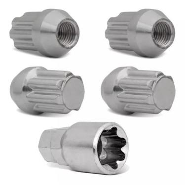 Imagem de Porcas Antifurto Ford Ecosport  Com 4 Porcas + Chave Segredo - Prado