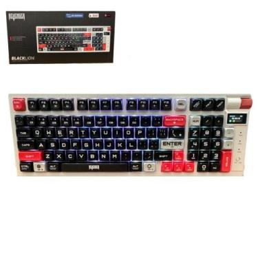 Imagem de Teclado Gamer Bluetooth Mecânico Rgb Switch Black Recarregável - knup
