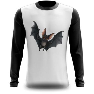 Imagem de Camiseta Manga Longa Morcego Ágil Voando - FABRIQUETA, GG