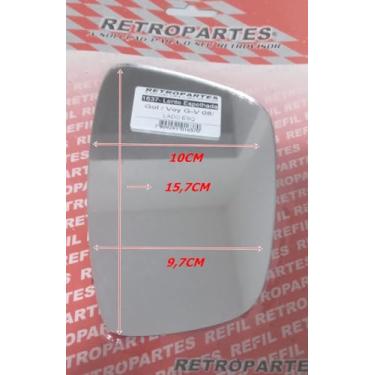 Imagem de Espelho Retrovisor Lado Esquerdo Motorista, Gol G5, Saveiro G5, Voyage G5, Sem Base