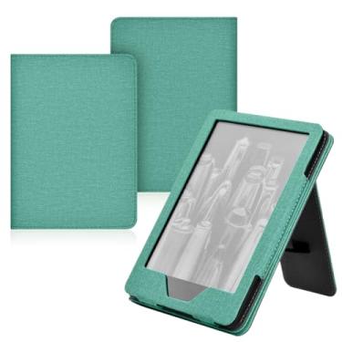 Imagem de GUKSRASO Capa com Suporte para Kindle Oasis 9ª/10ª 2017/2019 - Capa de pu DuráVel com Auto Sleep Wake, Slot para CartãO, Recurso de AlçA de MãO