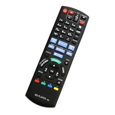 Imagem de Substitua o controle remoto do leitor de Blu-ray N2QAYB000719 para leitor de DVD Panasonic Blu-ray Disc DMP-BDT220 DMP-BDT120 DMPBDT220 DMPBDT120 DMP-BDT220CP DMPBDT220CP DMP-BDT220P DMPBDT220P