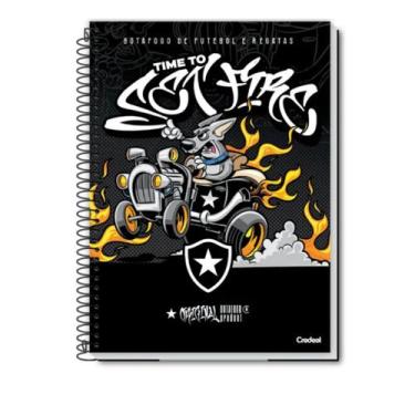 Imagem de Caderno Escolar Universitário Botafogo 1 Matérias 80 Folhas Volta as A