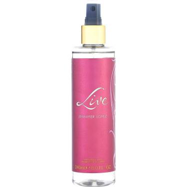 Imagem de Água De Cheiro Feminino Jennifer Lopez Live Spray Corporal 240 Ml