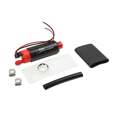 Imagem de Holley Bomba de combustível elétrica para tanque 19-340, 340 LPH E85, kit de ferragens de entrada central compatível com bomba de combustível elétrica no tanque