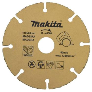 Imagem de DISCO DE SERRA MÁRMORE PARA MADEIRA 110mm B-40668 MAKITA