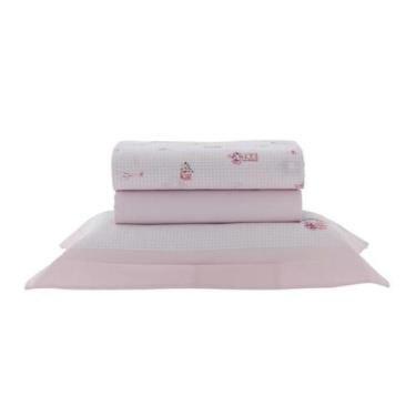 Imagem de Jogo De Cama Vida Bela 200 Fios Solteiro Chloe Kacyumara