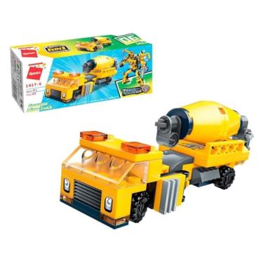Imagem de Keepplay Bloco de Montar Caminhão Betoneira TransCollector Construção
