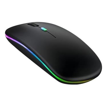 Imagem de Mouse Bluetooth Sem Fio, Preto ou Branco (Mouse Preto)