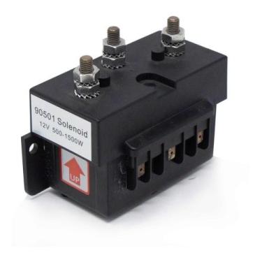 Imagem de Solenóide Rele Automático De Partida 3 Pino Guincho Elétrico - Abrolho