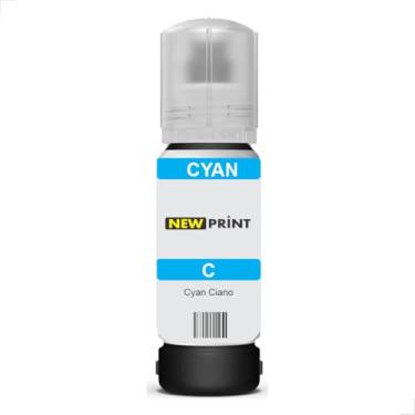 Imagem de Tinta Compatível Para Epson 544 L3150 L3250 L3110 L5190 L3210 L5290 L5590 L1250 T544 Ciano