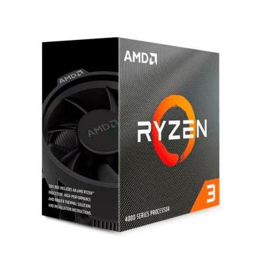 Imagem de Processador AMD Ryzen 3 4100, 3.8GHz (4.0GHz Turbo), 4-Core 8-Threads, Cache 6MB, AM4