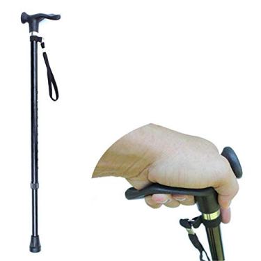 Imagem de Bengala de caminhada, bengalas ajustáveis para viagem e bengalas, vida diária ideal para mobilidade limitada para artrite, idosos com deficiência e idosos, melhor cana de bengala