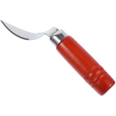 Imagem de Ferramenta de abridor de, faca de remoção de carne de aço inoxidável com de madeira para fácil abertura de, utensílio de cozinha para uso doméstico